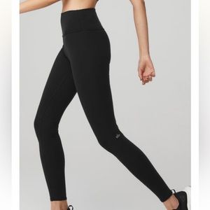 Alo high waist air brush leggings black size medium